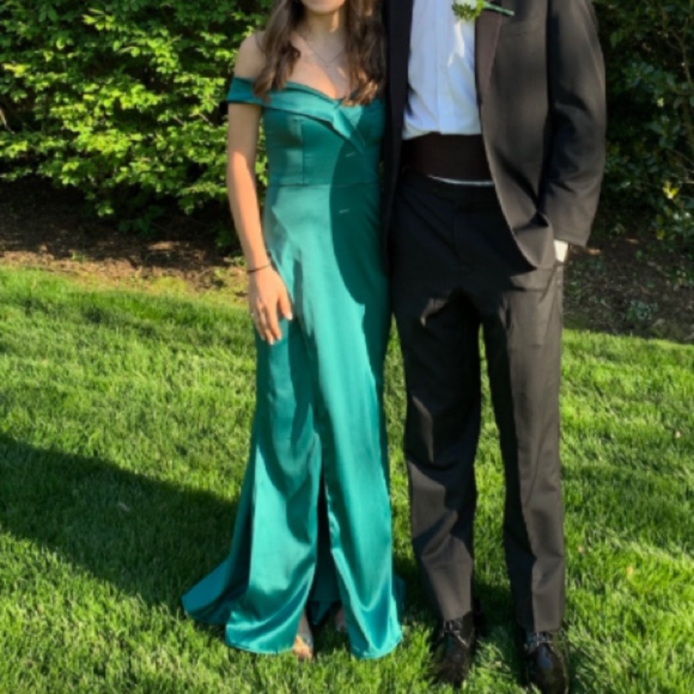 Green prom dress